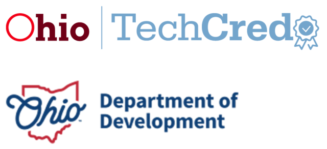 TechCred and Ohio Department of Development Logos