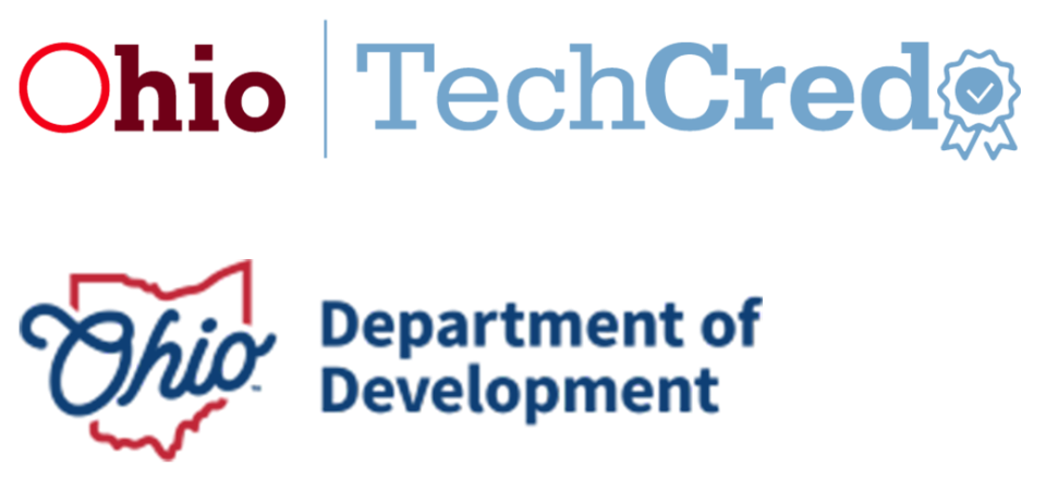TechCred and Ohio Department of Development Logos